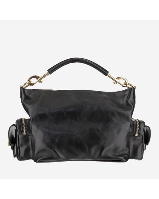 Chloé Black Shiny Leather Camera Bag
