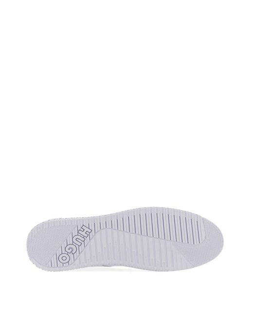 HUGO White Logo Sneakers for men