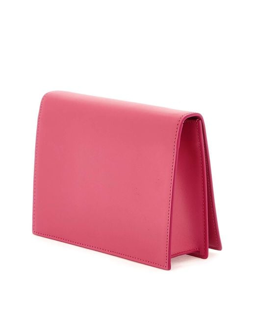 Dolce & Gabbana Pink Leder Crossbody Tasche
