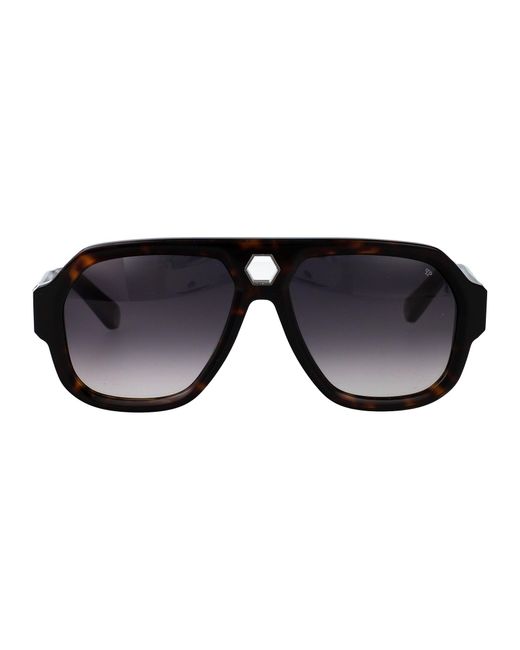 Philipp Plein Black Sunglasses for men