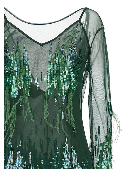 Pinko Green 'Pacman' Kleid