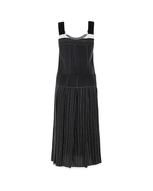 Prada Black Printed Silk Dress