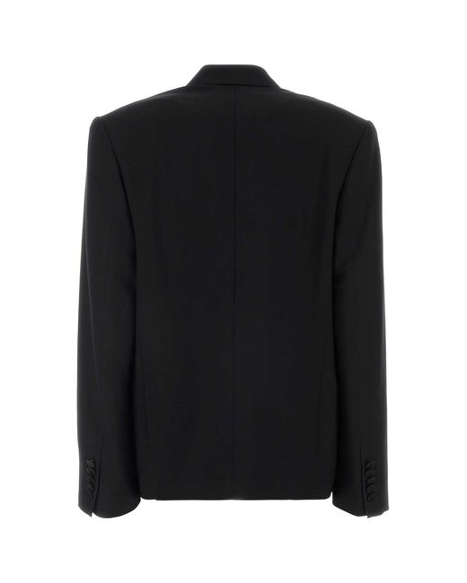 Dries Van Noten Black Wool Blend Bosea Blazer