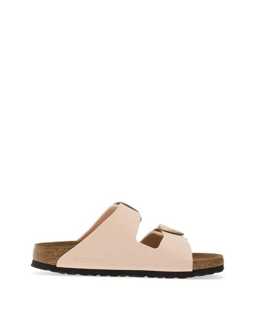 Birkenstock White Arizona Big Buckle Light Rose, Birkibuc