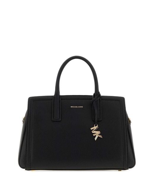 MICHAEL Michael Kors Black Leather Laila Handbag