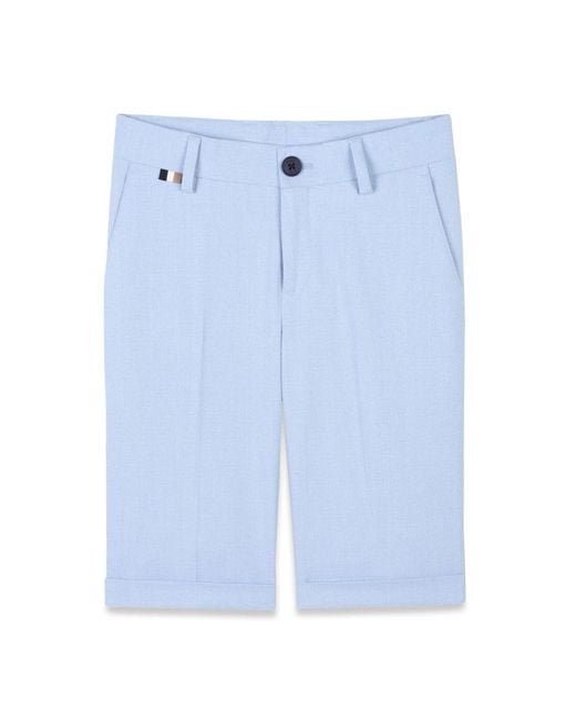 Boss Blue Formal Shorts