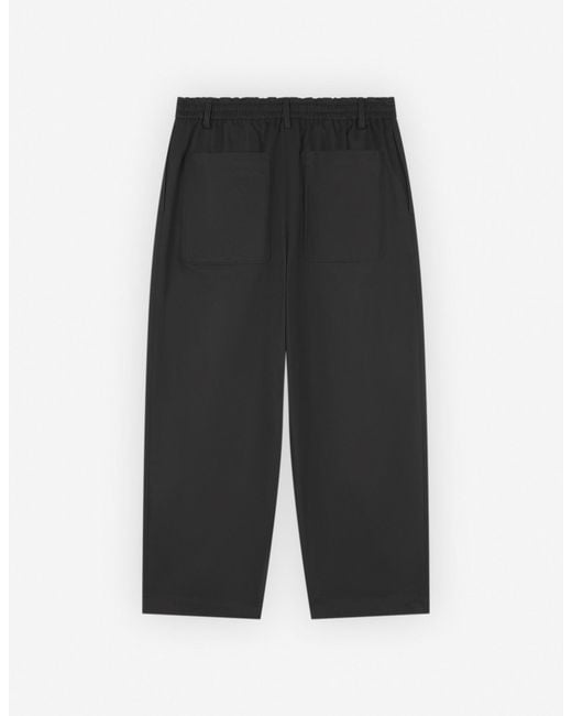 Maison Kitsuné Gray Trousers for men