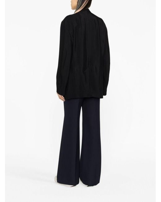 Studio Nicholson Black Conde Single-breasted Blazer