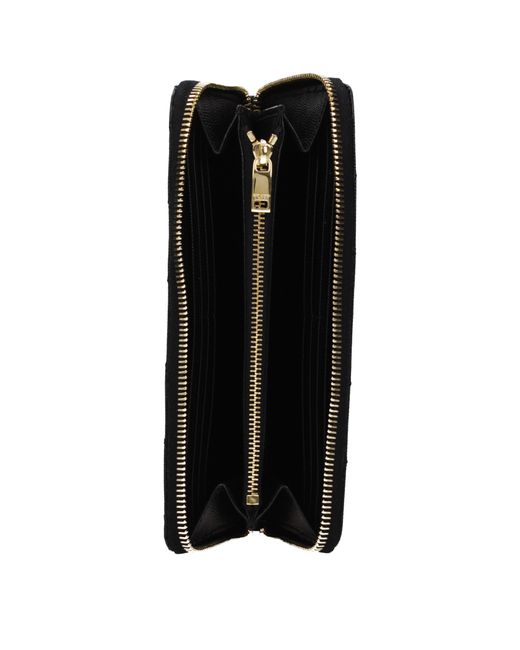 Saint Laurent Black Wallet Leather