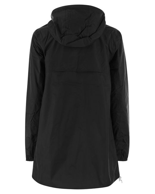 K-Way Black Sophie Plus Reversible Hooded Jacket