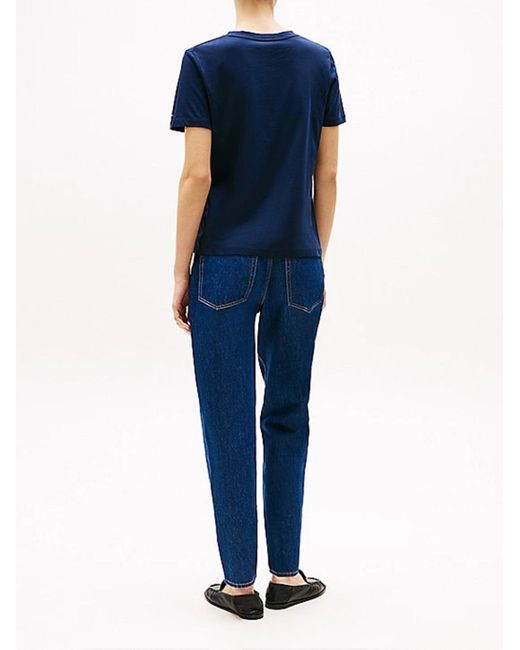Tommy Hilfiger Blue T-Shirt mit Logo