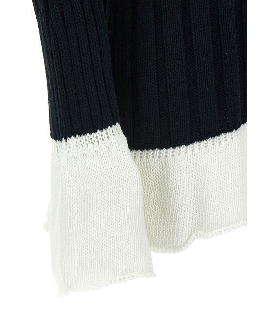 Issey Miyake Black 'hinter den Kulissen' Pullover