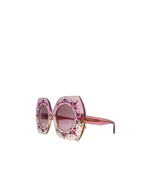 Gafas de sol de cristal de edición limitada de Dolce & Gabbana de color Purple