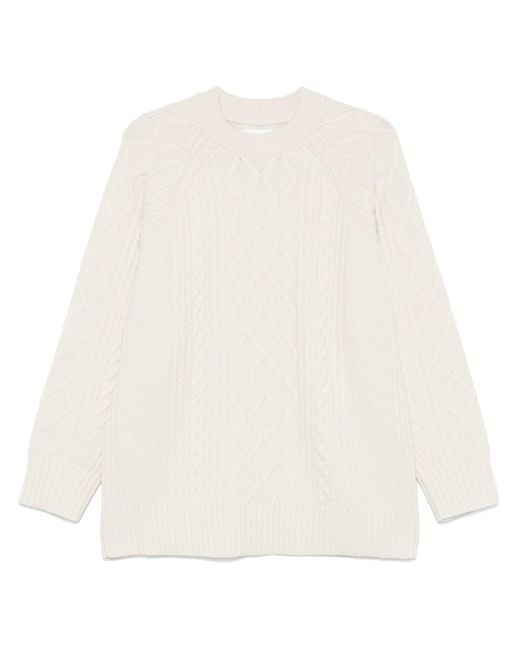 Samsøe & Samsøe White Sadene Sweater for men