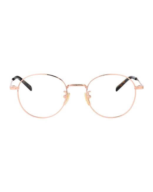 Gucci Metallic Transparent Metal Glasses