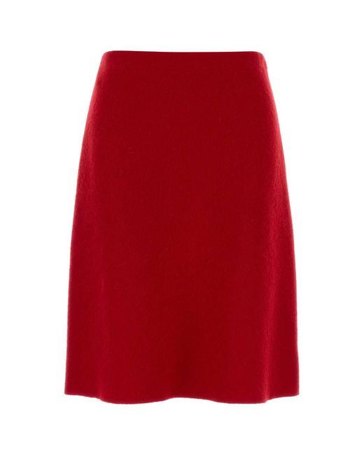 Miu Miu Red Skirts
