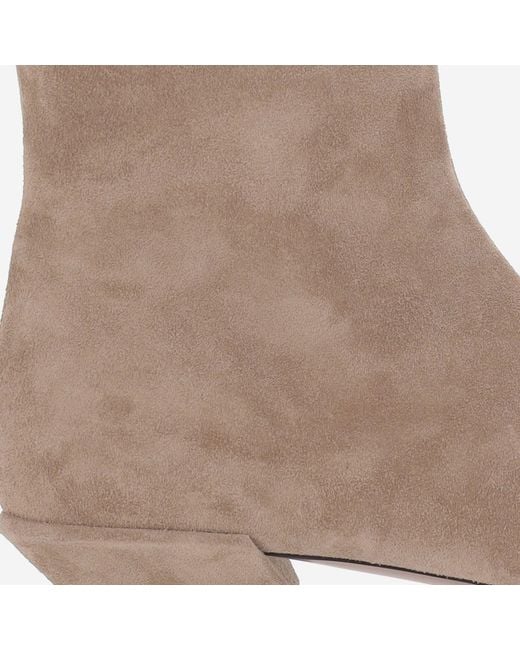 Paris Texas Brown Pointed Toe Leather Boots