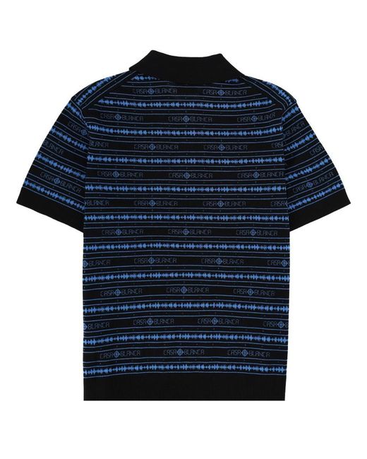 Casablanca Blue Polo Merino