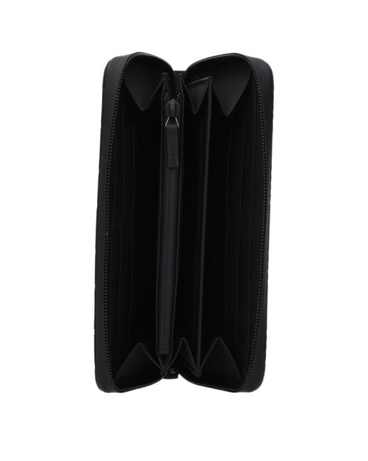Gucci Black Wallet Rubberized Leather