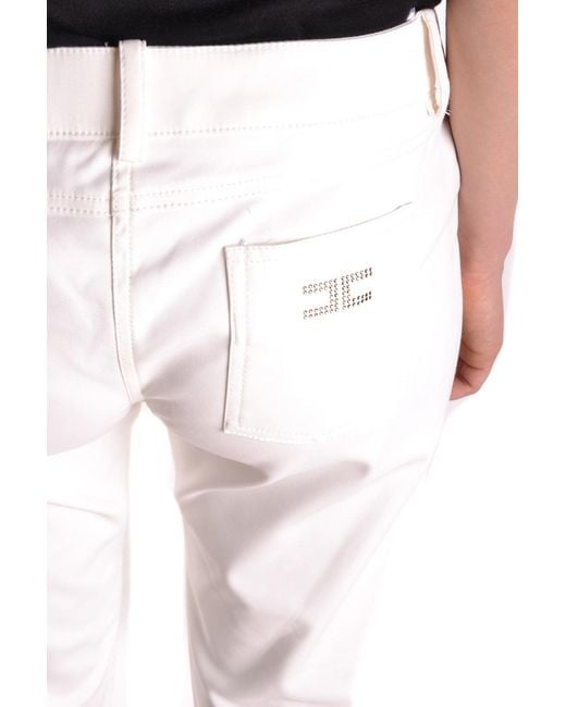 Elisabetta Franchi White Jeans