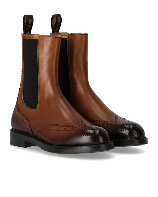 Doucal's Brown Deco' Chelsea Boot