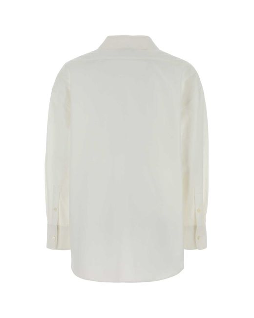 Givenchy White Regular Solid Shirt