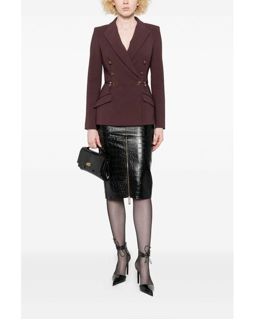 Elisabetta Franchi Purple Jacket