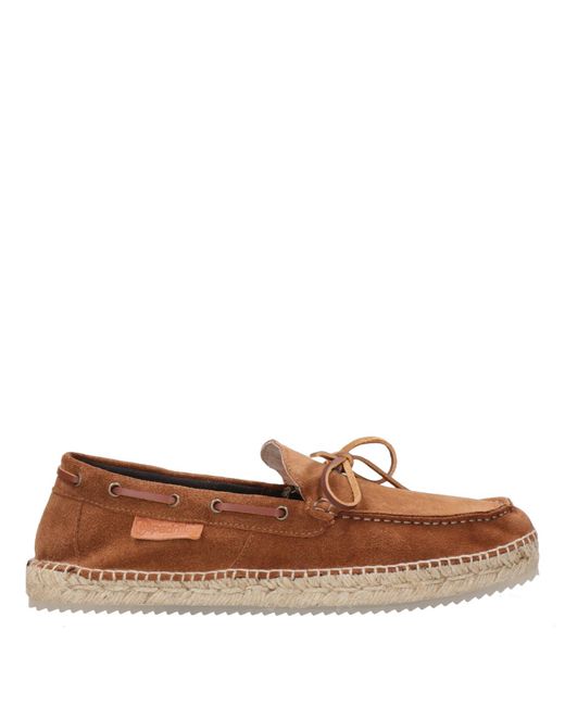 Sandales Daim Espadrilles en coloris Brown