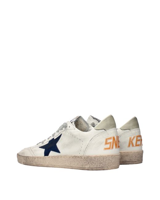 Golden Goose Deluxe Brand Blue Ball Star Sneakers/ Leather