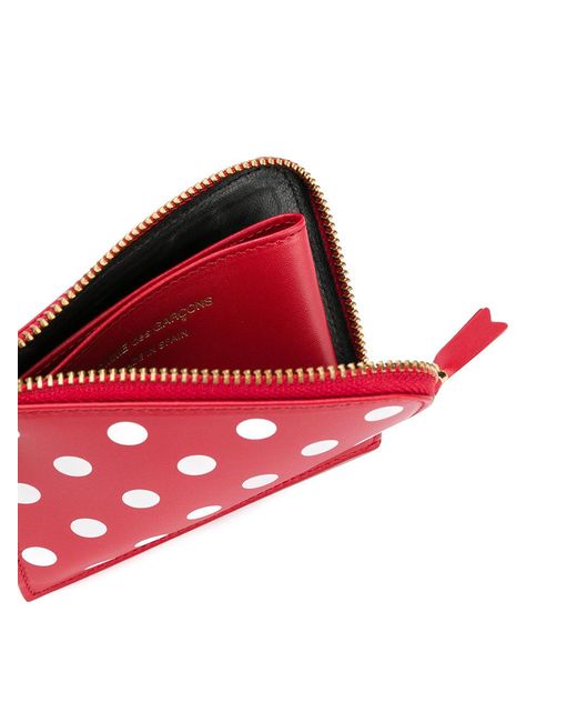 Comme des Garçons Black Wallet Dot Leather