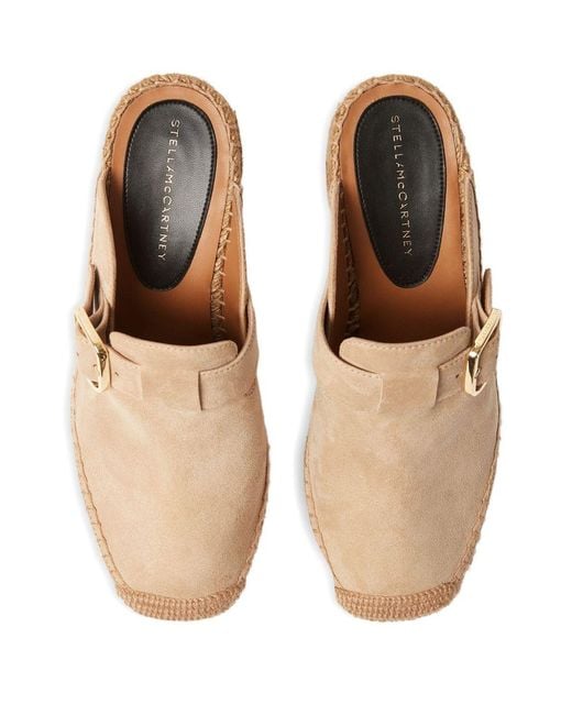 Stella McCartney Natural Gaia Suede Clogs