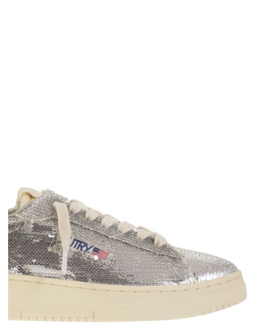 Autry White 'Dallas' Capsule 'Bloom' Sneakers