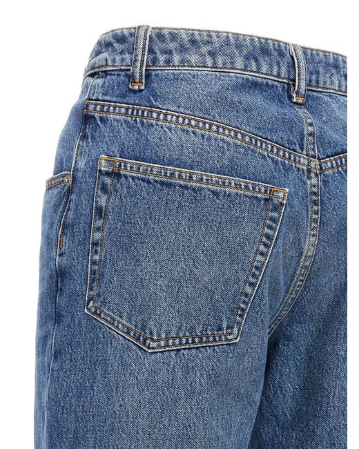 Alexander Wang Blue 'Dip Side Spitze undie' Jeans