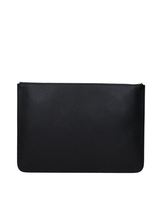 Balenciaga Black Pochette Uomo Pelle Nero
