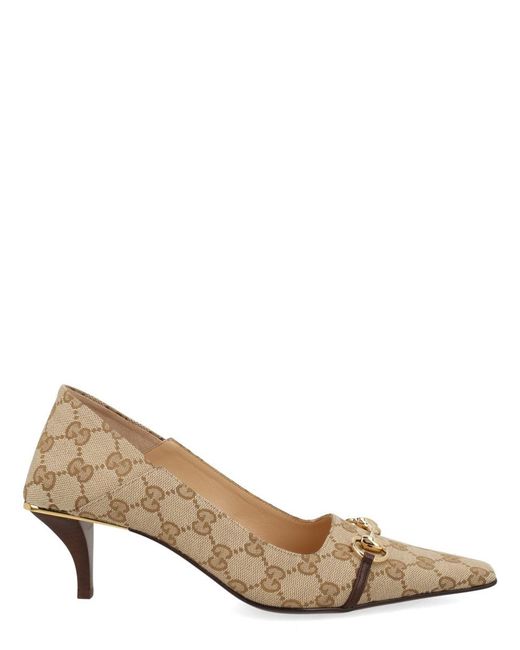 Gucci Natural Décolleté "Vittoria"