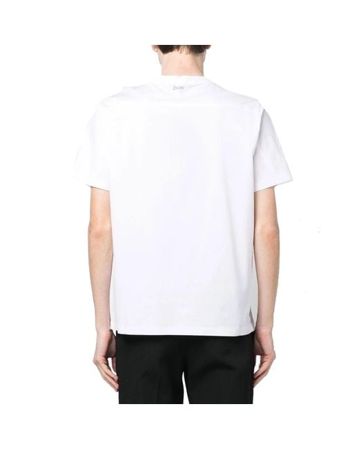 Herno White Cotton Blend T Shirt