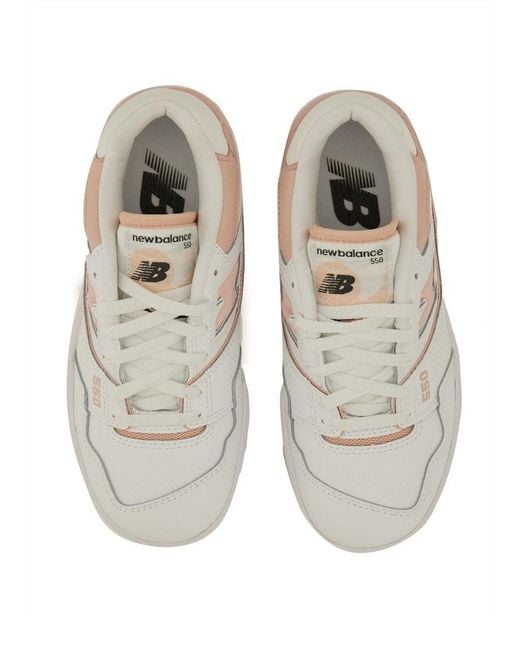 New Balance White Sneaker 550