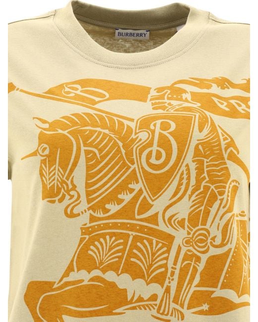 Burberry Yellow "Ekd" T -Shirt