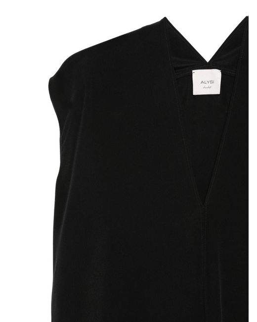 Alysi Zijden Top in het Black