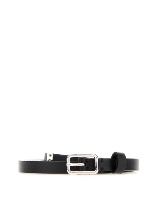 Givenchy White Leather Belt