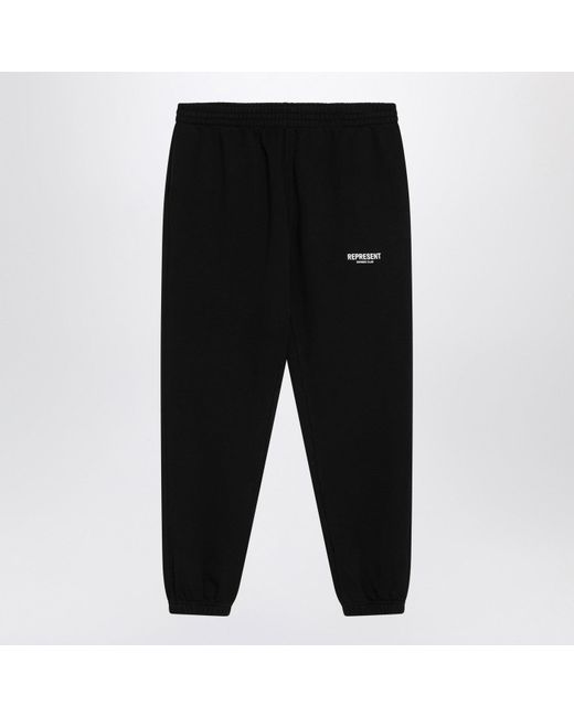 Represent Black Jogging Trousers for men