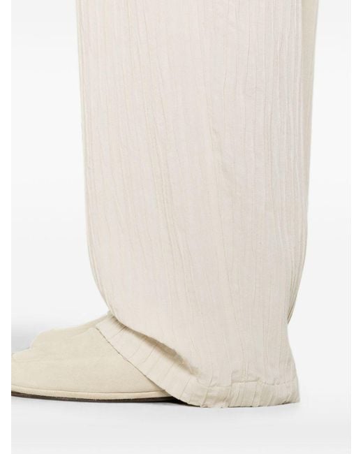 Emporio Armani Exclusive White Trousers for men