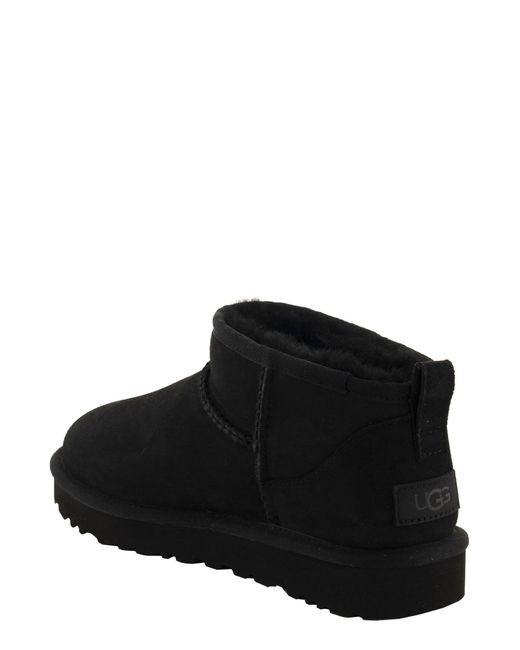 Ugg Black Classic Ultra Mini