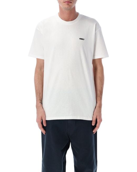 Obey White T Shirts And Polos for men