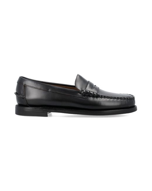 Sebago Black Flache Schuhe schwarz