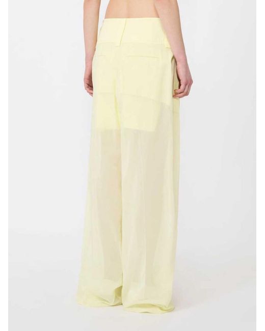 Sportmax Black Spsfavetta Trousers With Inserts