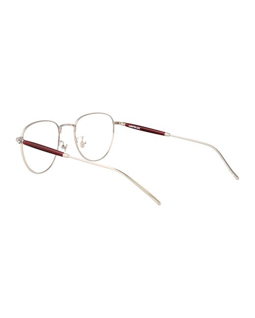 Montblanc Natural Transparent Metal Glasses for men