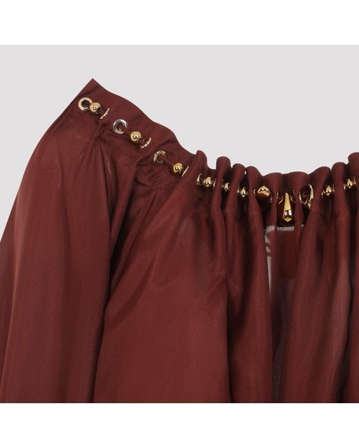 Zimmermann Red Aster Blouse