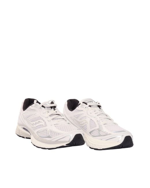Saucony White Progrid Guide 7 Sneakers