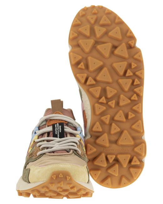 Flower Mountain Brown Yamano 3 Sneakers